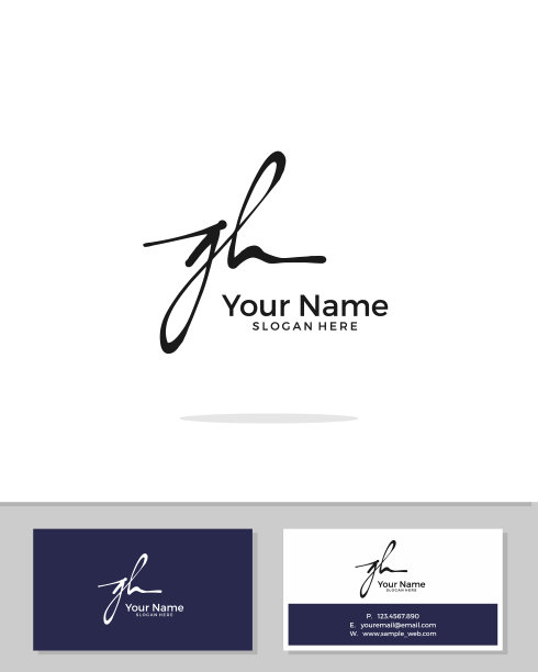 G h h h初始标志签名手写图片下载