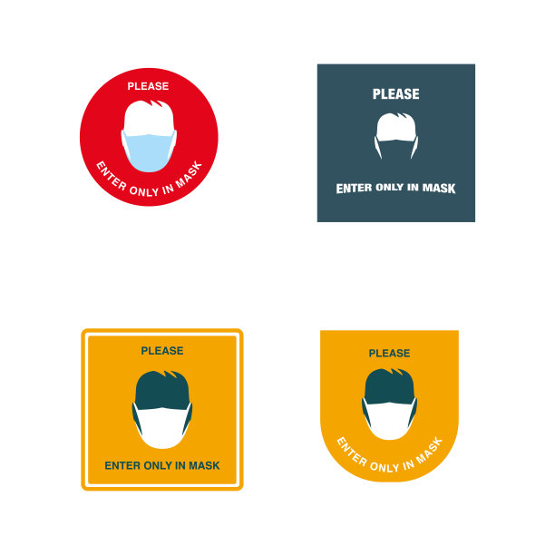 警告标志或标志:只带掩码进入图片下载