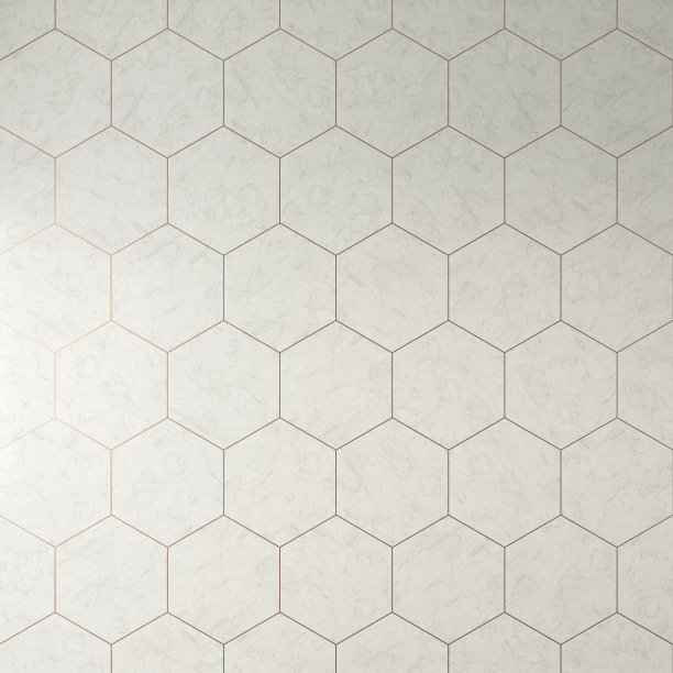 六边形彩色大理石网瓦图案-几何背景库存照片图片下载