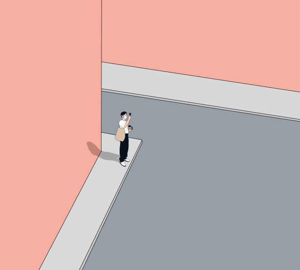 2019冠状病毒病大流行期间，一名年轻人戴着口罩在城市空旷的街道上用手机拍照观光。保持安全图片下载