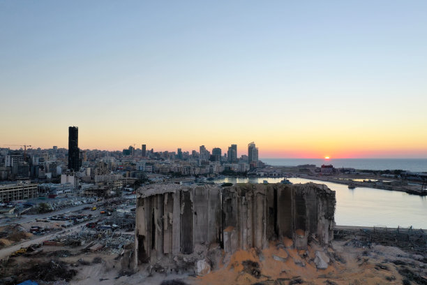 贝鲁特日落美景图片下载