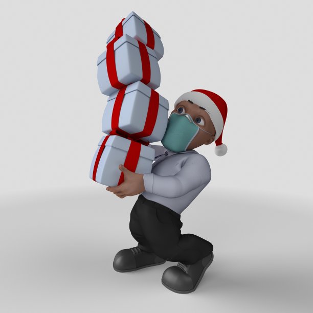 3D卡通商业人物面膜图片下载