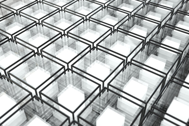 三维抽象立方体背景图片下载