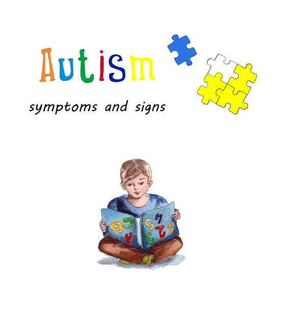 自闭症儿童行为的水彩画。偏爱独处，不合逻辑的行为。世界提高自闭症意识日。孤立在白色背景上图片下载