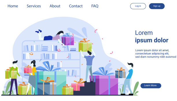 商人团队和女士头脑风暴与齿轮平面设计创意现代设计理念和概念矢量插图信息图表模板。图片下载