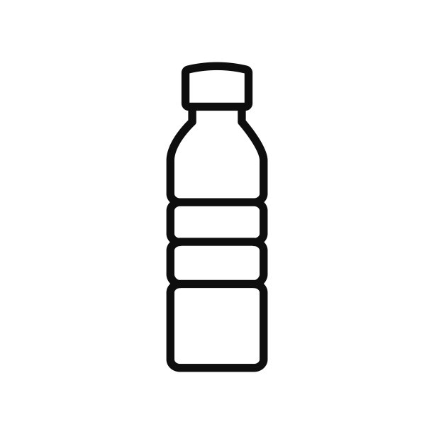 瓶子图标矢量标志模板平面时尚图片下载