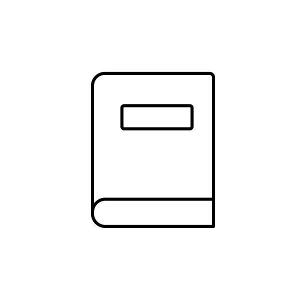 线矢量图标书。轮廓矢量图标图片下载