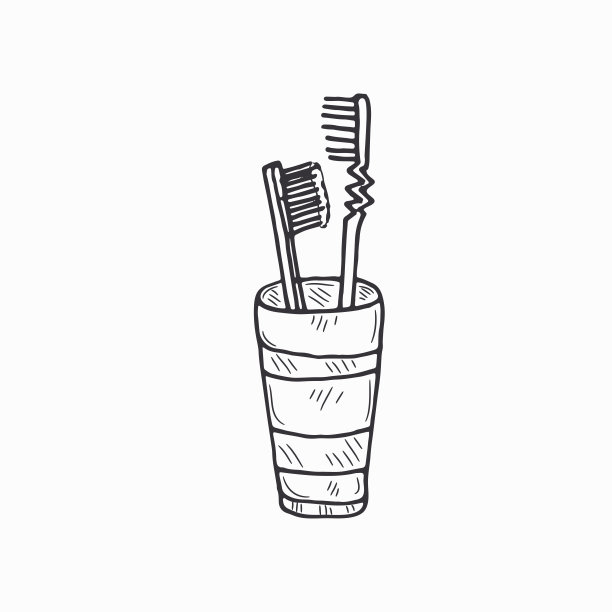 杯子里的牙刷图片下载