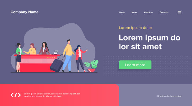 酒店登记处友好的接待员帮助客户图片下载