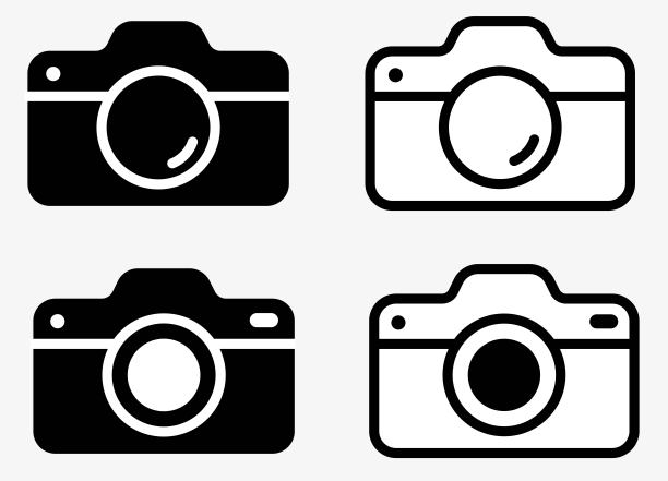 Ð¡阿美动物部的图标集。照片相机矢量图标的应用程序和网站。矢量图图片下载