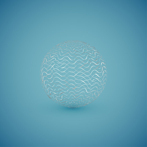 抽象的白色模式球体，矢量插图图片下载