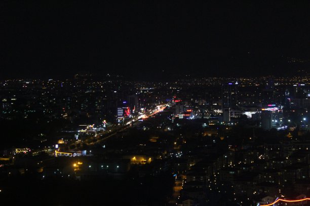 夜晚美丽的城市图片下载