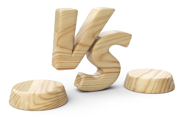 题字VS由木头制成，上面覆盖着两个为对手准备的踏板。图片下载