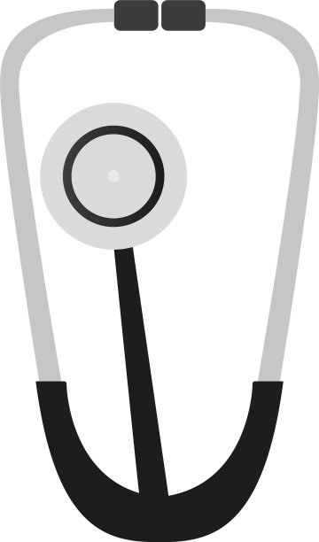 孤立的听诊器图标图片下载