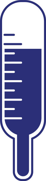 温度计热温度隔离图标上图片下载