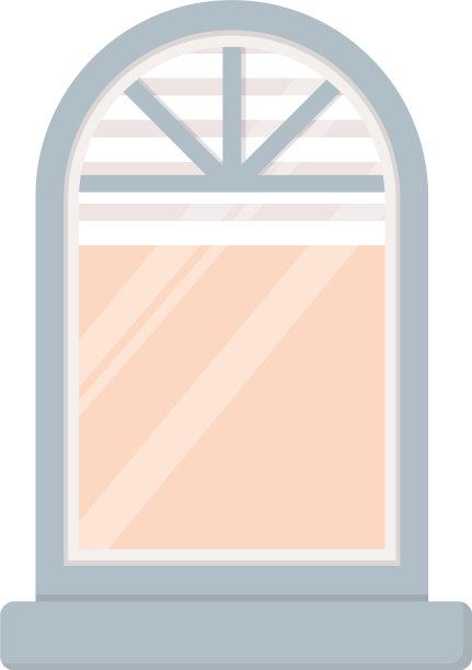 窗户外立面建筑孤立图标图片下载