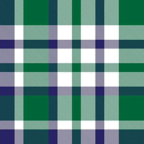 绿色格子呢格子无缝图案图片下载