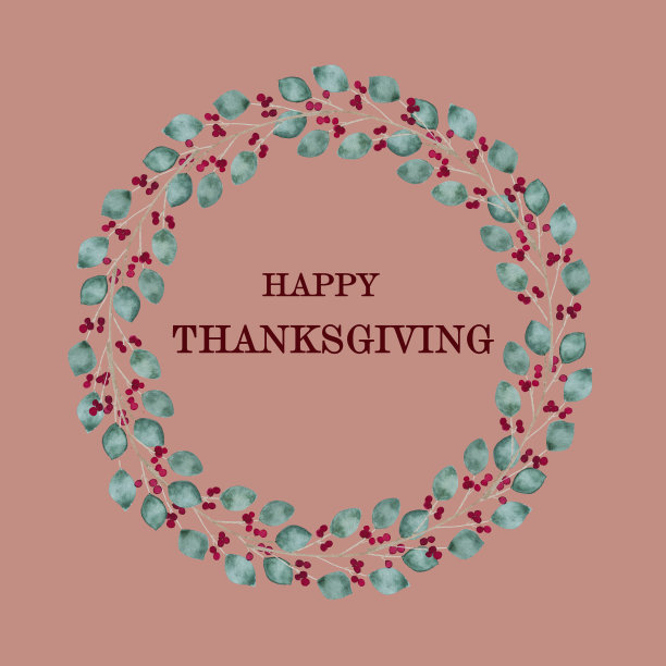 感恩节快乐。美丽的贺卡。近距离图片下载