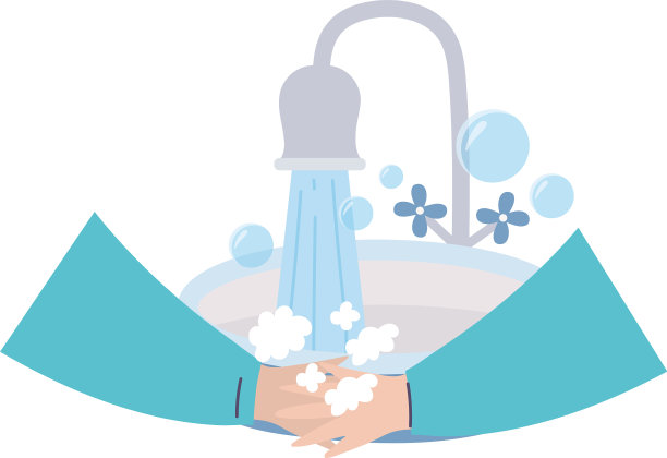 Covid - 19隔离勤洗手图片下载