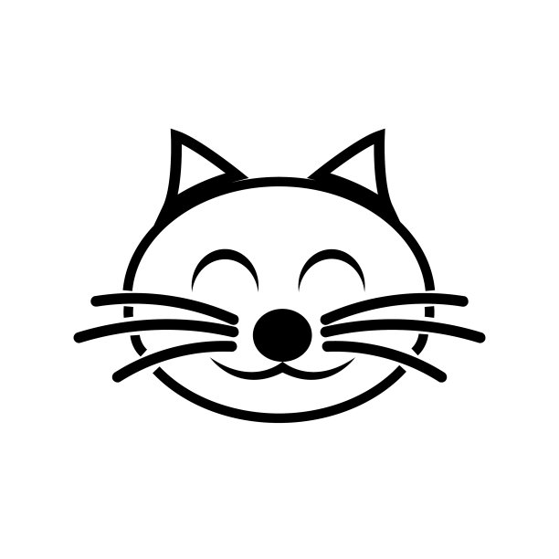 宠物店的标志设计理念是一只猫图片下载
