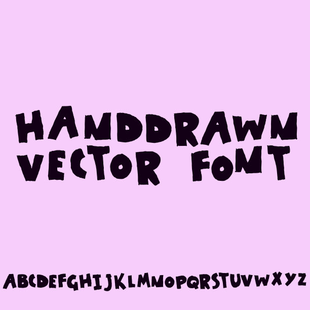 手绘钢笔轮廓，粗体字体，现代垃圾图片下载