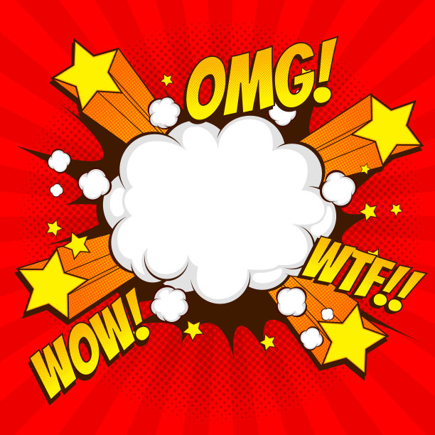 漫画爆炸泡泡25图片下载