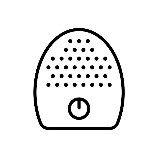 硅胶洁面刷线性图标图片下载