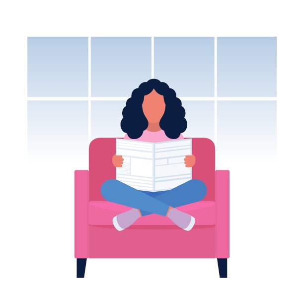 读报纸图片下载