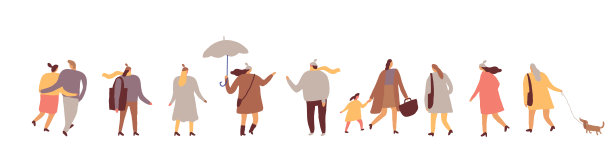 秋人横旗。图片下载