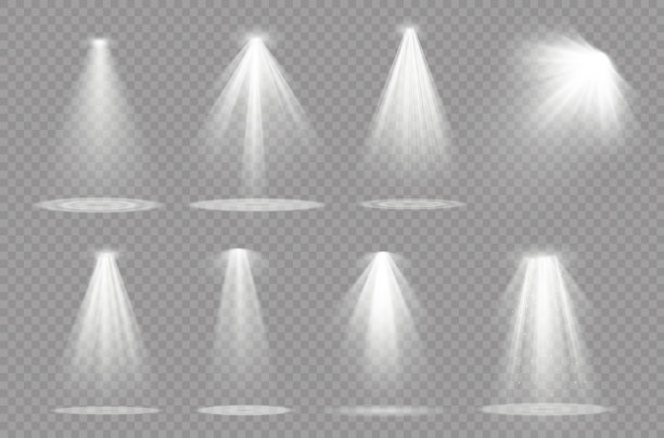 聚光灯下光的效果。图片下载