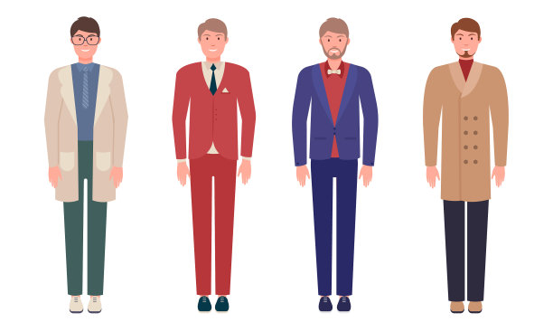 设定英俊的年轻男子在古典优雅图片下载