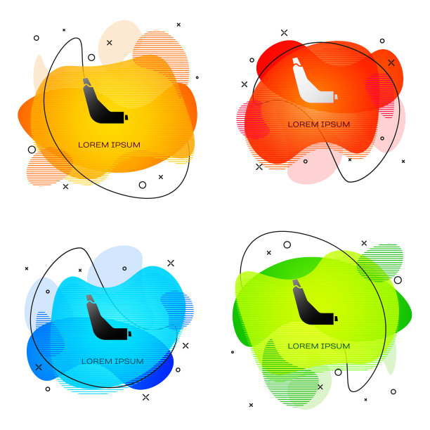 黑色吸入器图标孤立在白色背景图片下载