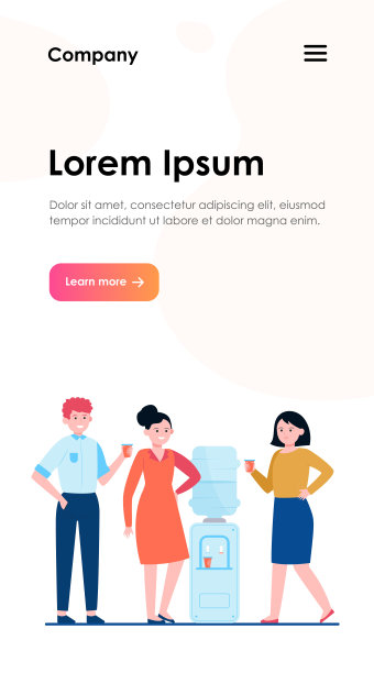 积极的人在冷却器喝水图片下载