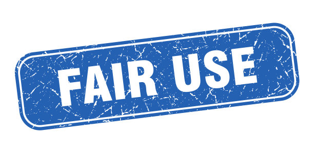 公平使用邮票公平使用方形肮脏的蓝色标志图片下载