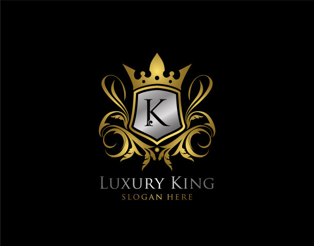 奢华k金字母k金标志k金经典图片下载