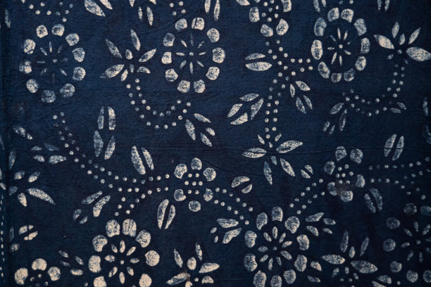 中国传统蜡染布图片下载