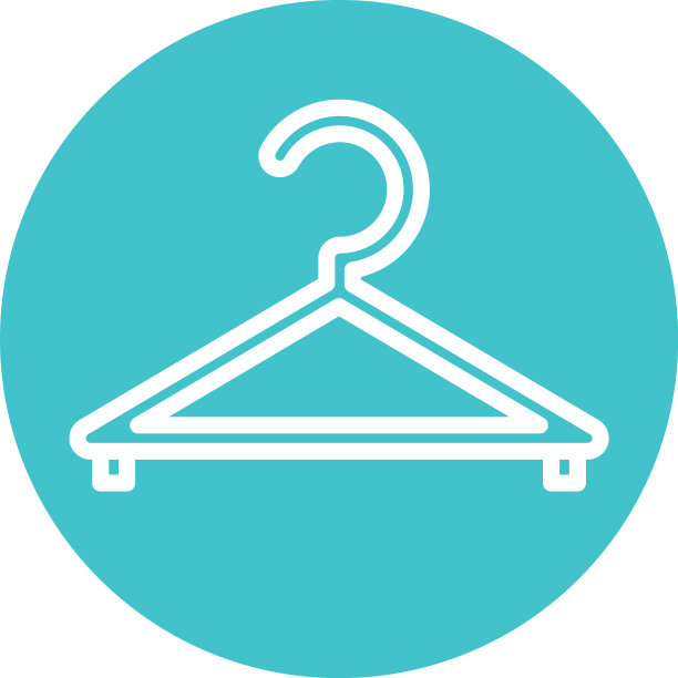 衣架图标挡线风格图片下载