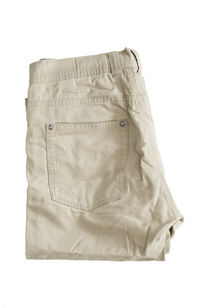 折叠的裤子孤立图片下载