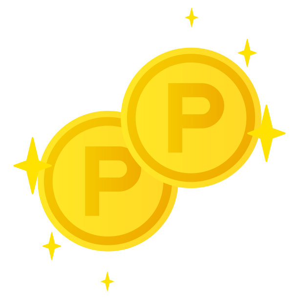 点硬币孤立矢量插图图片下载