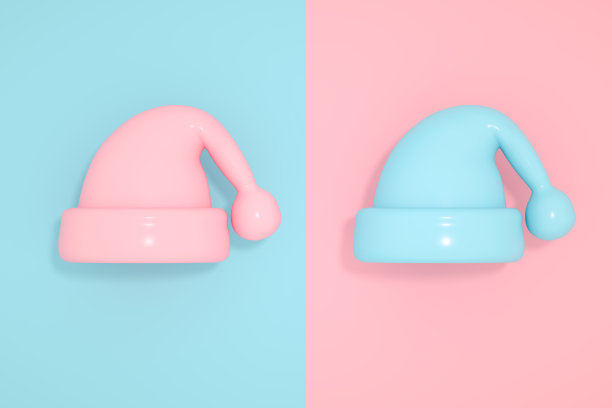 圣诞帽，圣诞节，新年概念图片下载