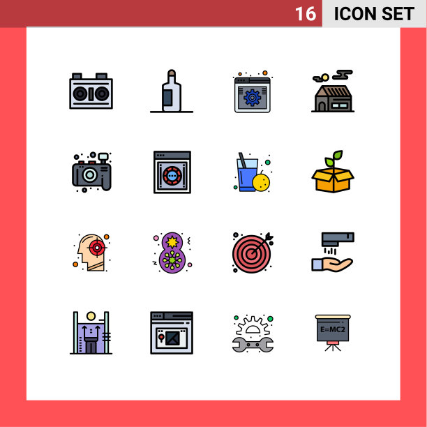 在网格上设置16条平色填充线图片下载