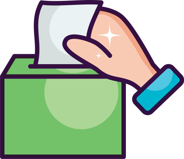 手用纸巾盒图标线颜色样式图片下载