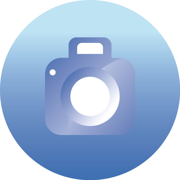 相机设备渐变风格图标设计图片下载