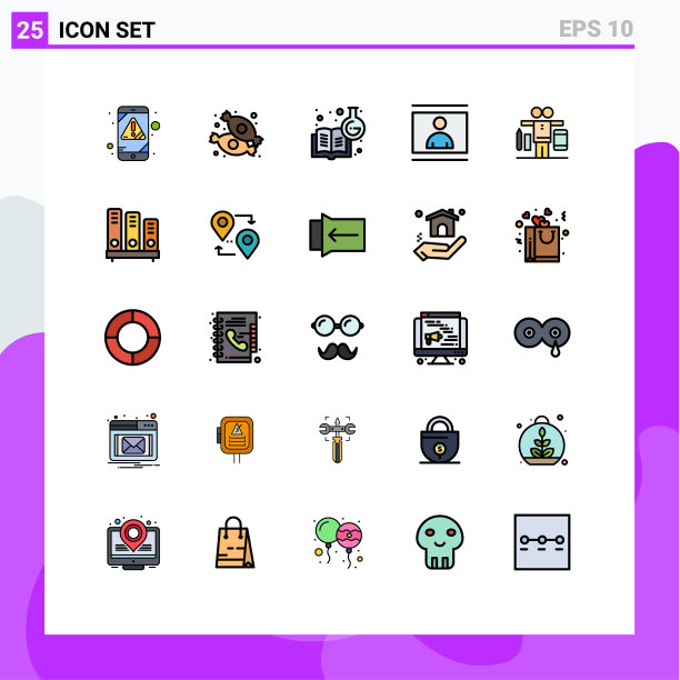 25组填线平色标志和图片下载