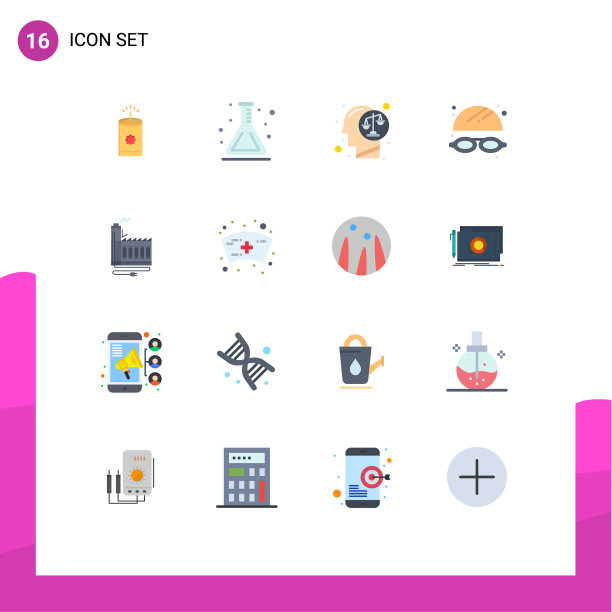 现代设16平色和符号等图片下载