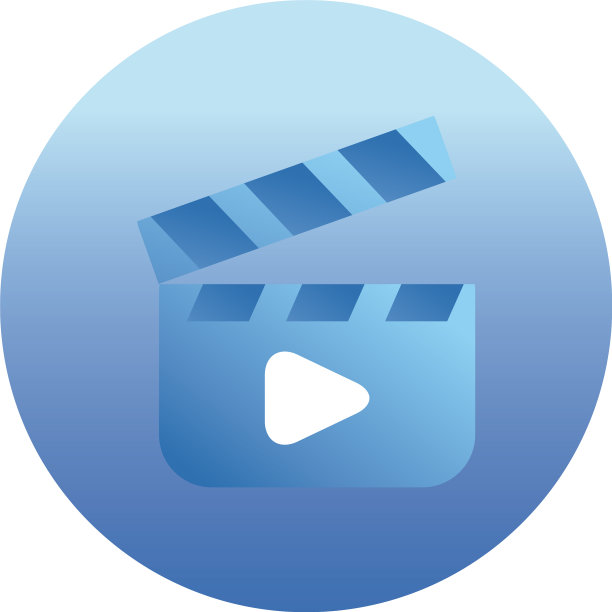 带有渐变样式图标的游戏符号隔板图片下载