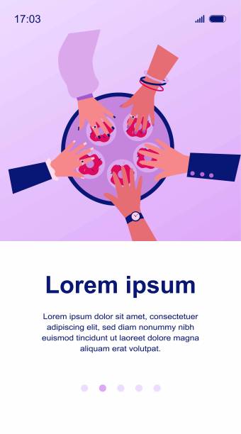 人们从圈盘里拿甜甜圈的手图片下载