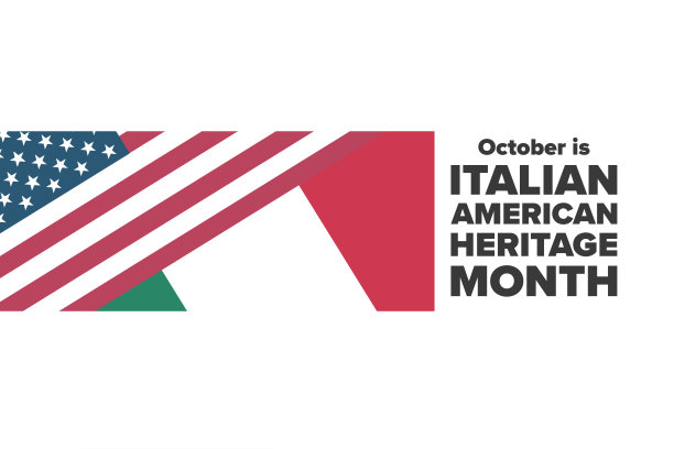 意大利裔美国人传统月。节日的概念。模板的背景，旗帜，卡片，海报与文字题词。向量EPS10插图。图片下载