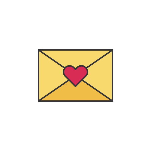信封友谊大纲图标。元素友谊线图标。标志、符号可用于网页、logo、手机应用、UI、UX的白底白底图片下载