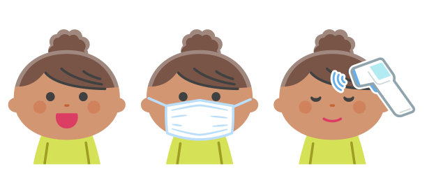 笑，戴面具，测试，女孩设置/没有轮廓图片下载